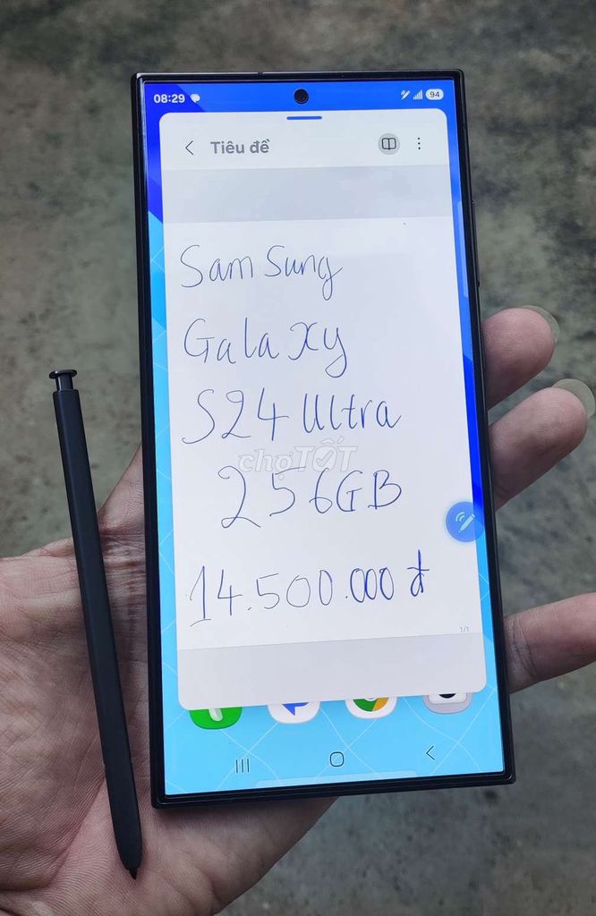SS Galaxy S24 Ultra 256GB, Zin.  Đẹp , Có Trao Đổi. Mua bán Điện thoại tại Thành phố Buôn Ma Thuột Đắk Lắk được đăng bởi LQ hình 1