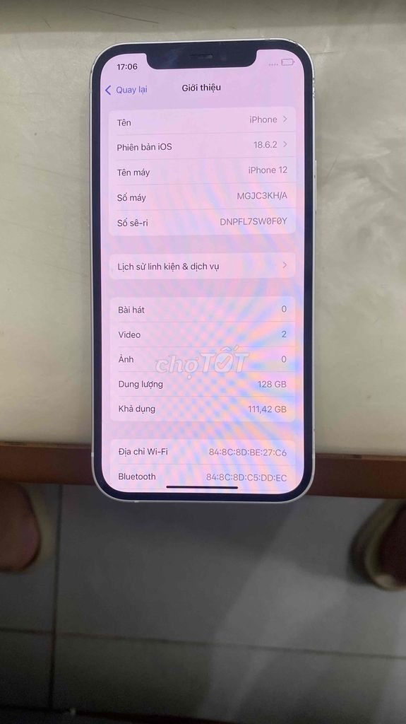 iPhone 12 128GB Trắng 99%. Mua bán Điện thoại tại Quận Hà Đông Hà Nội được đăng bởi Cường hình 1