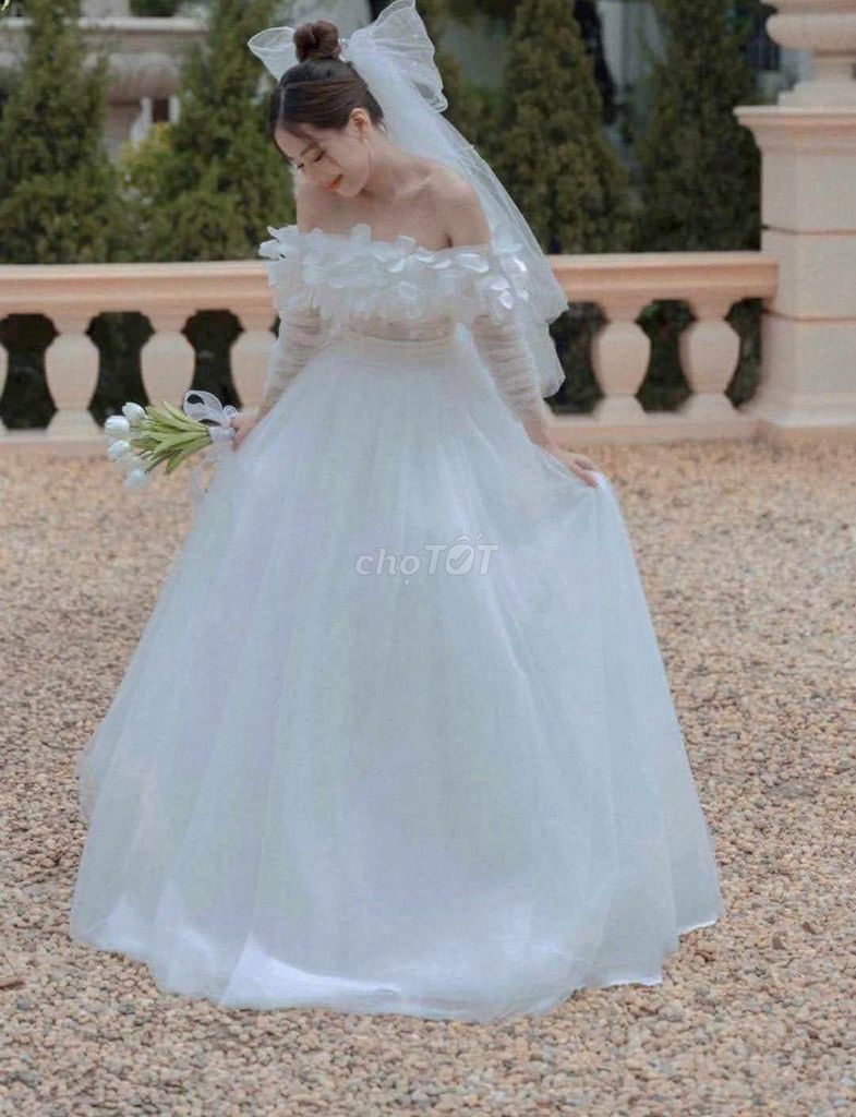 Váy cưới Nữ voan size M - Clytia Nymphs Boutique. Mua bán Quần áo tại Quận 4 Tp Hồ Chí Minh được đăng bởi Thanh Phương hình 1
