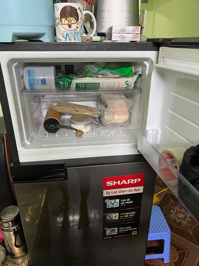 tủ lạnh sharp - mới 98%