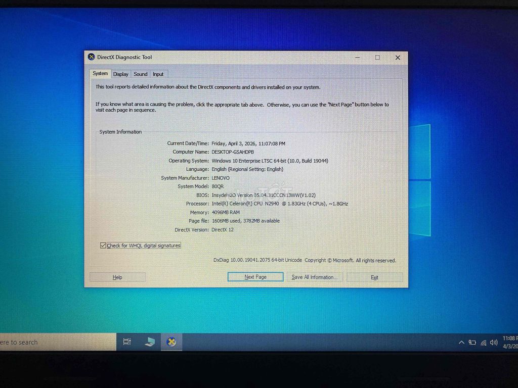 Lenovo B50-10 Celeron N2940 4GB. Mua bán Laptop tại Quận Nam Từ Liêm Hà Nội được đăng bởi nguyễn minh anh hình 1