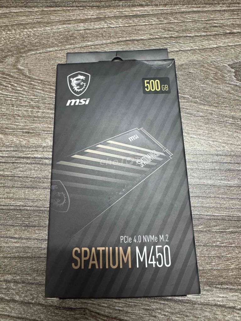 SSD Nvme Msi Spatium M450 500GB Gen4