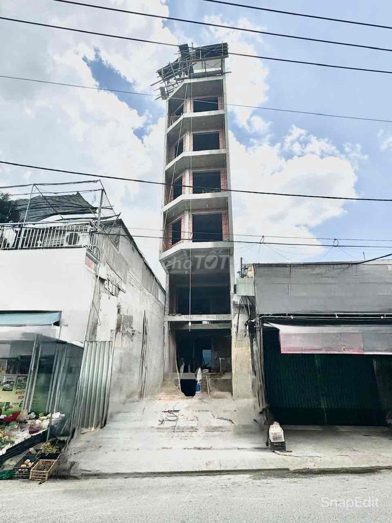 Toà nhà 1 Hầm 6 Lầu, Mặt tiền Gò Xoài, Bình Tân