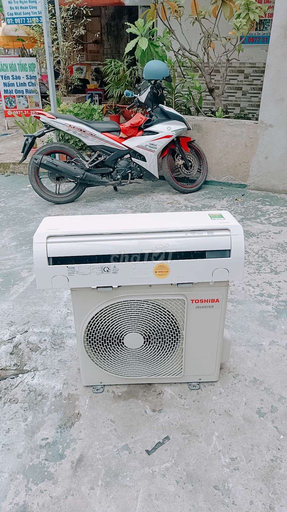 Máy lạnh Toshiba inverter 1hp zin đẹp keng