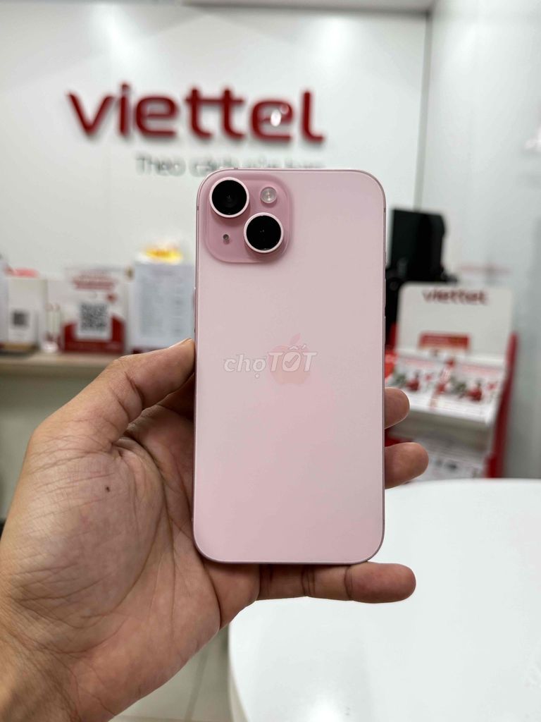 iPhone 15 128GB Hồng. Mua bán Điện thoại tại Thành phố Thủ Đức Tp Hồ Chí Minh được đăng bởi Thịnh Viettel Global City hình 1
