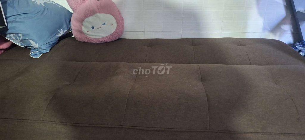 Ghế sofa vải gấp gọn màu Nâu. Mua bán Bàn ghế tại Quận Bình Tân Tp Hồ Chí Minh được đăng bởi Tam Trung hình 1