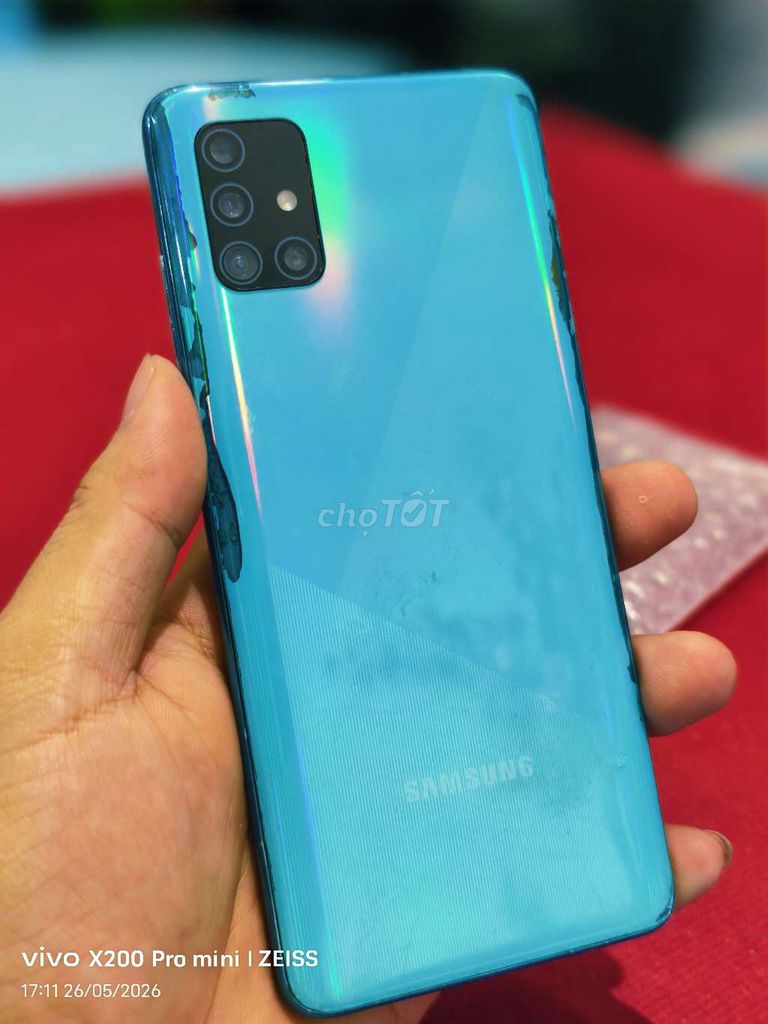 Samsung Galaxy A51 128GB Xanh. Mua bán Điện thoại tại Quận Tân Bình Tp Hồ Chí Minh được đăng bởi Táo Bán Lổ hình 1