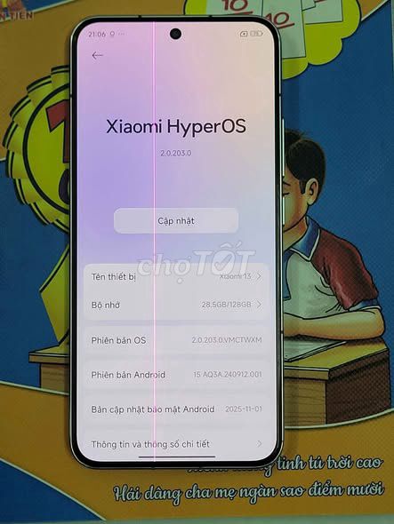 Xiaomi Mi 13 128GB Xám có sọc màn hình. Mua bán Điện thoại tại Quận Tân Bình Tp Hồ Chí Minh được đăng bởi Hội Đồ Điện Tử hình 1