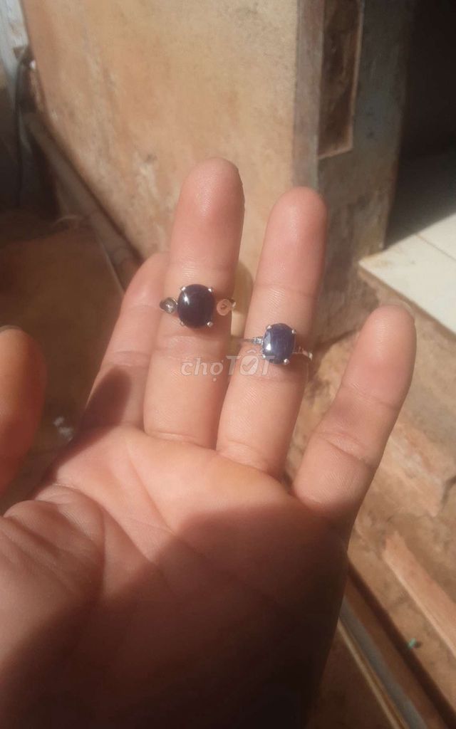 Nhẫn Bạc Sapphire Xanh Nữ. Mua bán Phụ kiện thời trang khác tại Thành phố Buôn Ma Thuột Đắk Lắk được đăng bởi phạm danh hình 1