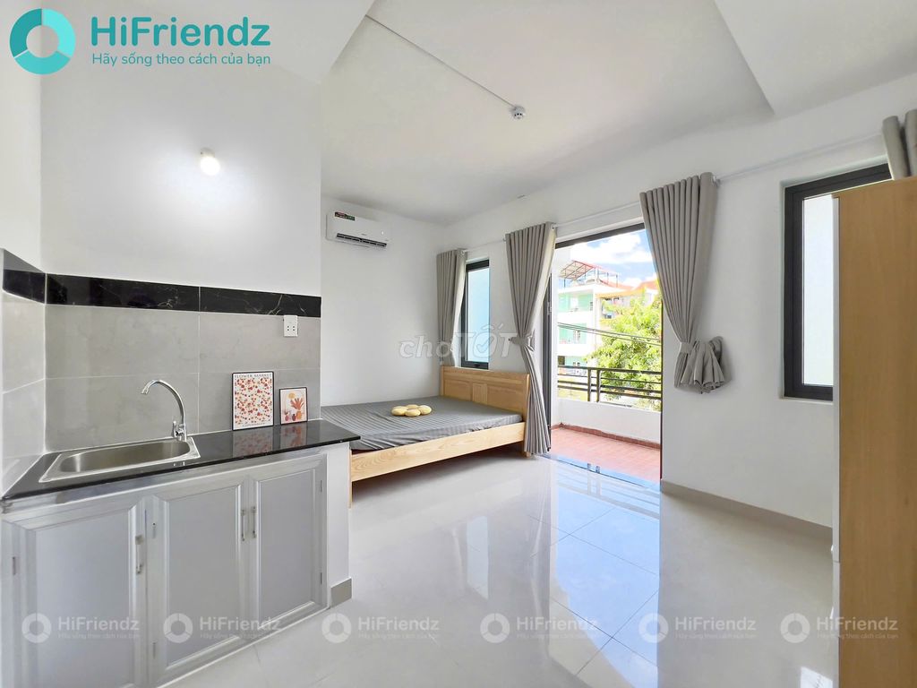 🔉 Khai trương studio bancol - full nt - view đẹp gần trung tâm quận 8