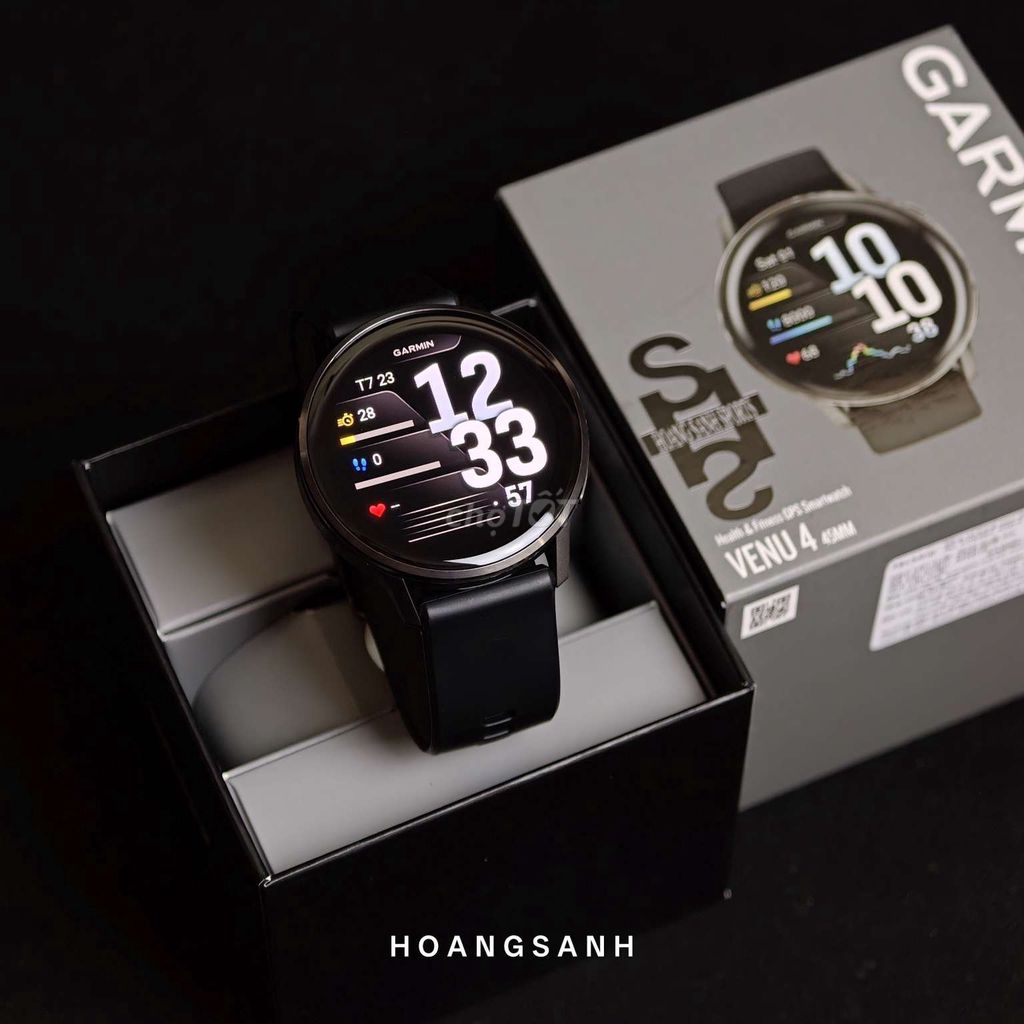 Garmin Venu 4 45mm Đen Chính Hãng Fullbox BH 05/28. Mua bán Thiết bị đeo thông minh tại Quận 11 Tp Hồ Chí Minh được đăng bởi HOÀNG SANH hình 1