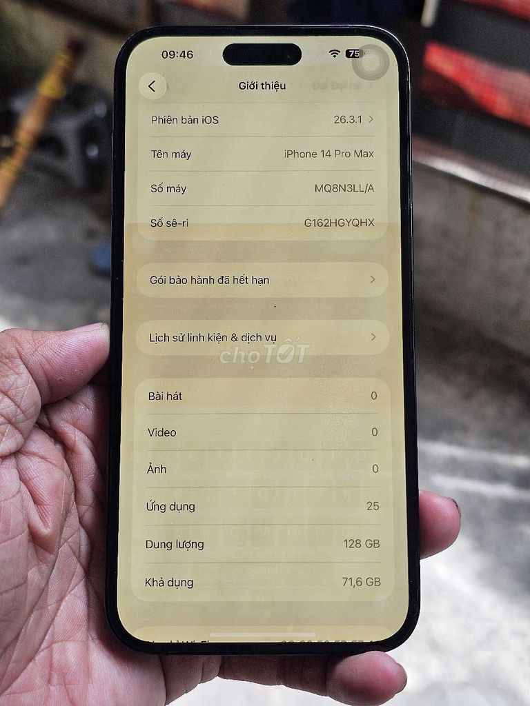 iPhone 14 Pro Max 128GB LLA mỹ giá rẻ bèo nhèo . Mua bán Điện thoại tại Quận 8 Tp Hồ Chí Minh được đăng bởi Thiên Hòa mobile  hình 1