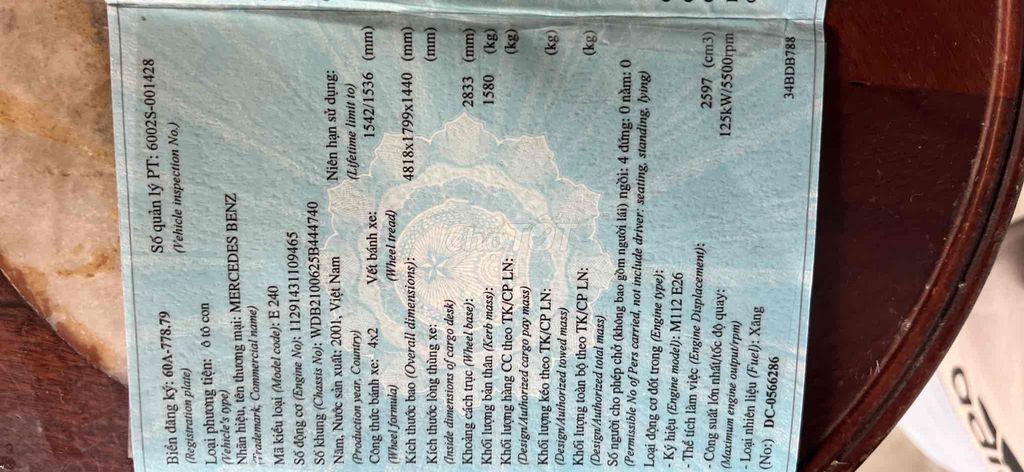 cần bán xe mer e240 sx 201 còn zin chạy rất ngon. Mua bán Ô tô tại Thành phố Thủ Đức Tp Hồ Chí Minh được đăng bởi Hữu Phúc hình 3