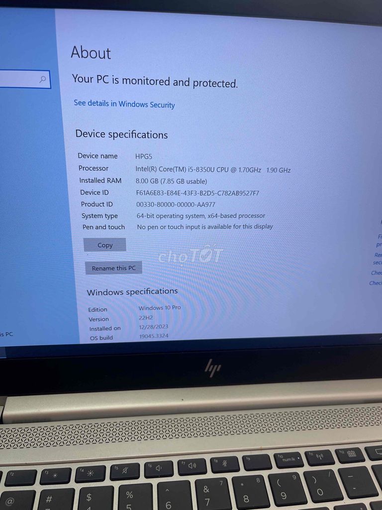 HP EliteBook i5 8GB SSD. Mua bán Laptop tại Huyện Xuyên Mộc Bà Rịa - Vũng Tàu được đăng bởi Thịnh  hình 1
