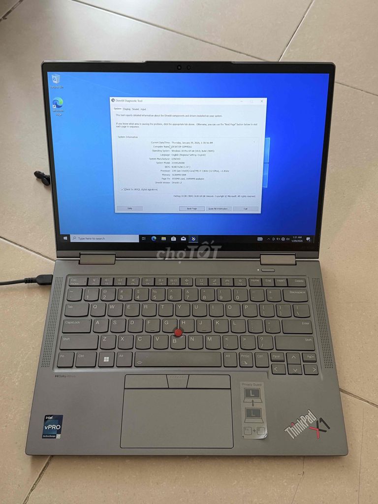 Lenovo X1 Yoga gen 8 i7-1365U 14 inch 16GB/512gb. Mua bán Laptop tại Quận 1 Tp Hồ Chí Minh được đăng bởi MacbookSG PT Store hình 1