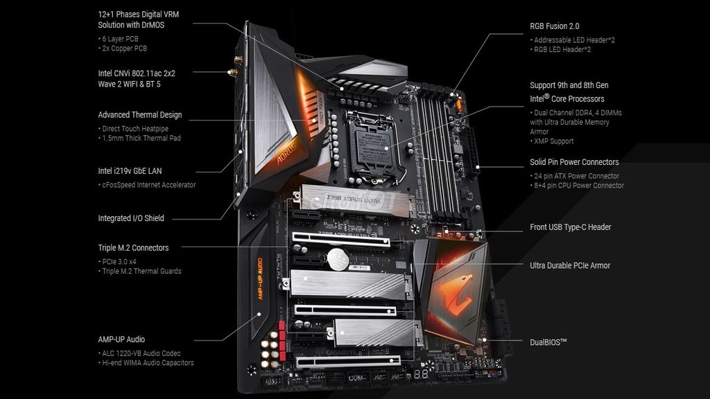 Dàn i7 9700, ram 16gb, 600w, chiến max game.