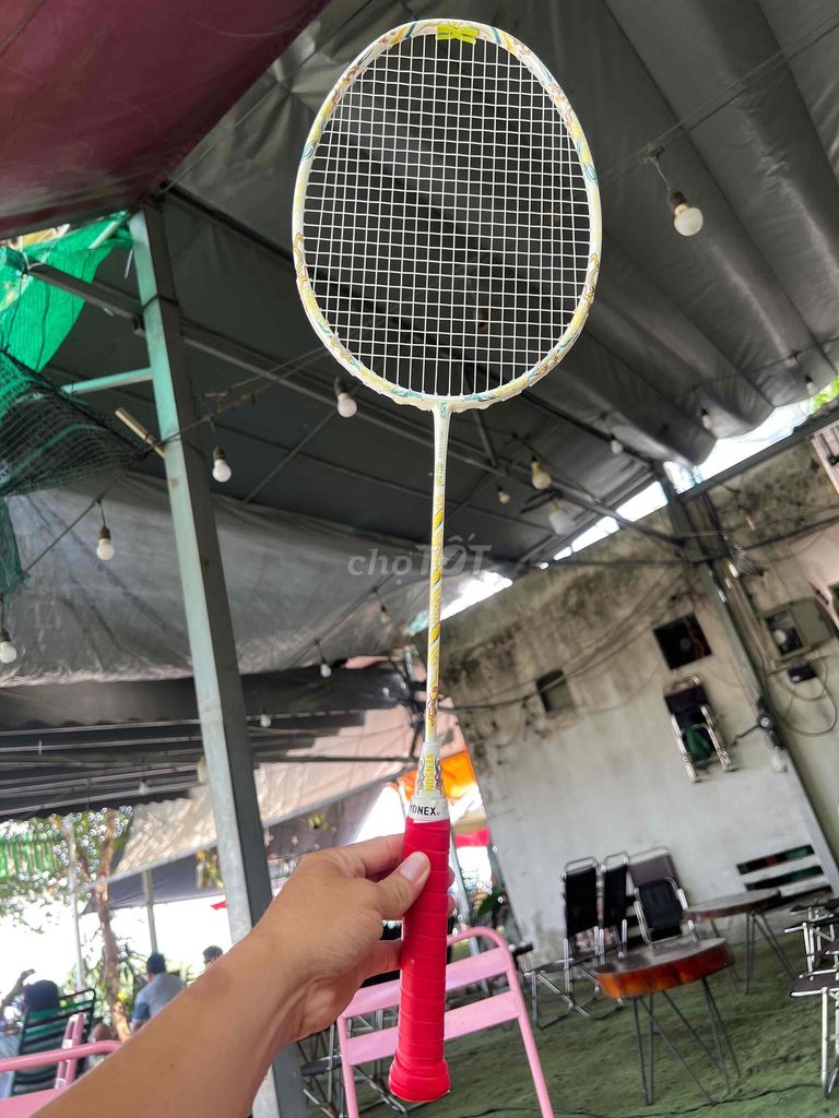 Vợt cầu lông VS Youlong Vàng, Cước Yonex PG 80pw