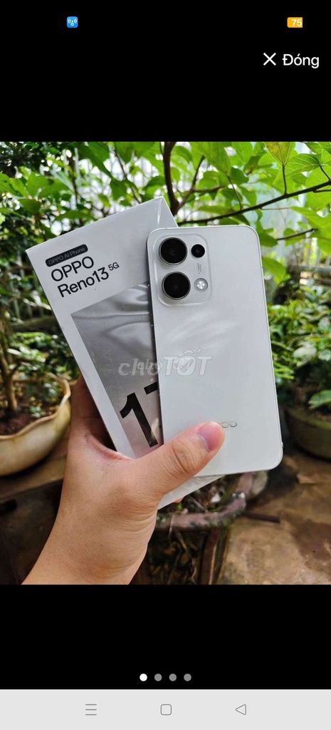OPPO Reno 13 5G 256GB Trắng. Mua bán Điện thoại tại Quận 12 Tp Hồ Chí Minh được đăng bởi Đừơng Sông Sông hình 1