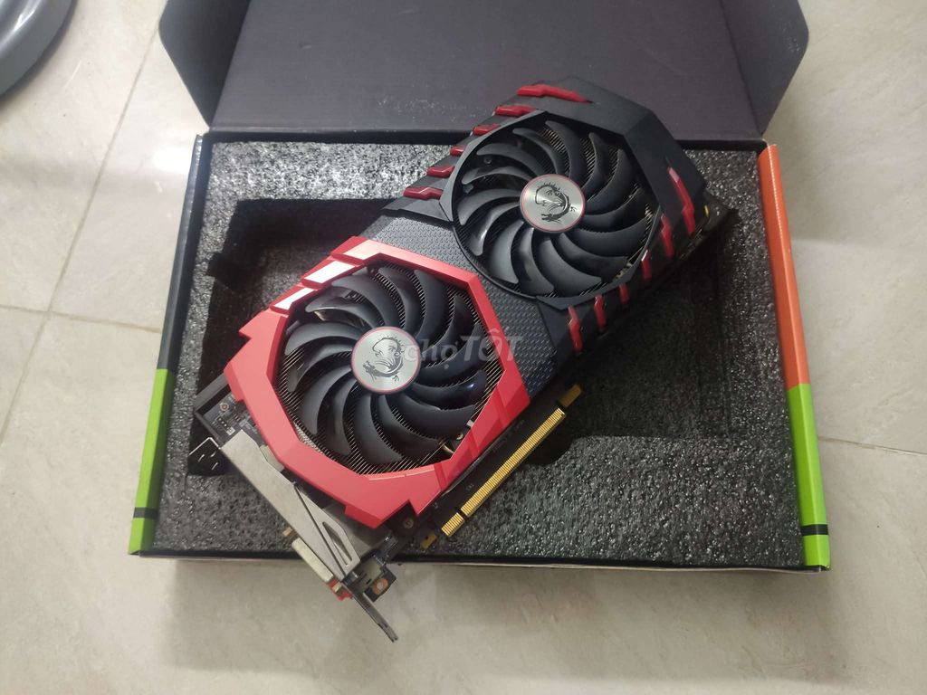 Card đồ họa MSI GeForce GTX 1060 6GB. Mua bán Linh kiện (RAM, Card...) tại Huyện Nhà Bè Tp Hồ Chí Minh được đăng bởi Mạnh Lizard hình 1