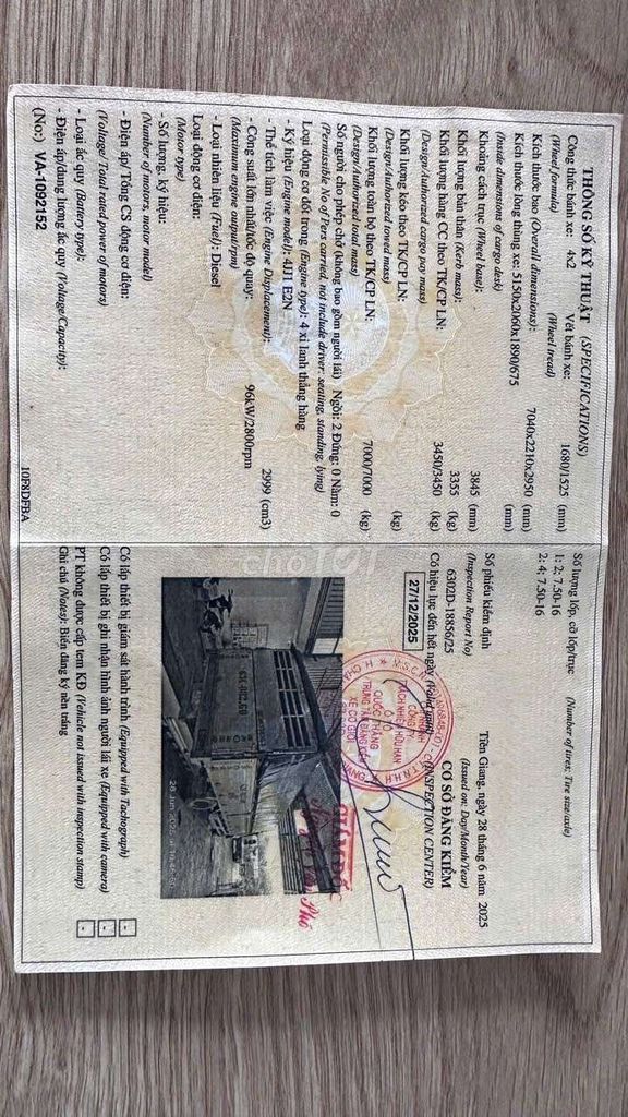 BÁN GẤP Isuzu 3.4 tấn đời 2016 thùng bạt 5m32. Mua bán Xe tải, xe ben tại Thành phố Thuận An Bình Dương được đăng bởi Hồ Xe Tải hình 14