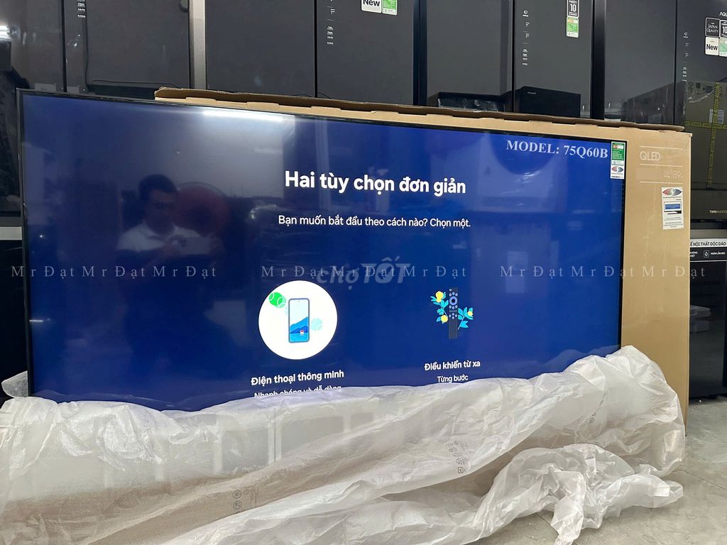TIVI. QLED 4K 75 inch SAMSUNG. MODEL: 75Q60B. Mua bán Tivi, Âm thanh tại Quận 8 Tp Hồ Chí Minh được đăng bởi Trần Thiện Đạt hình 1