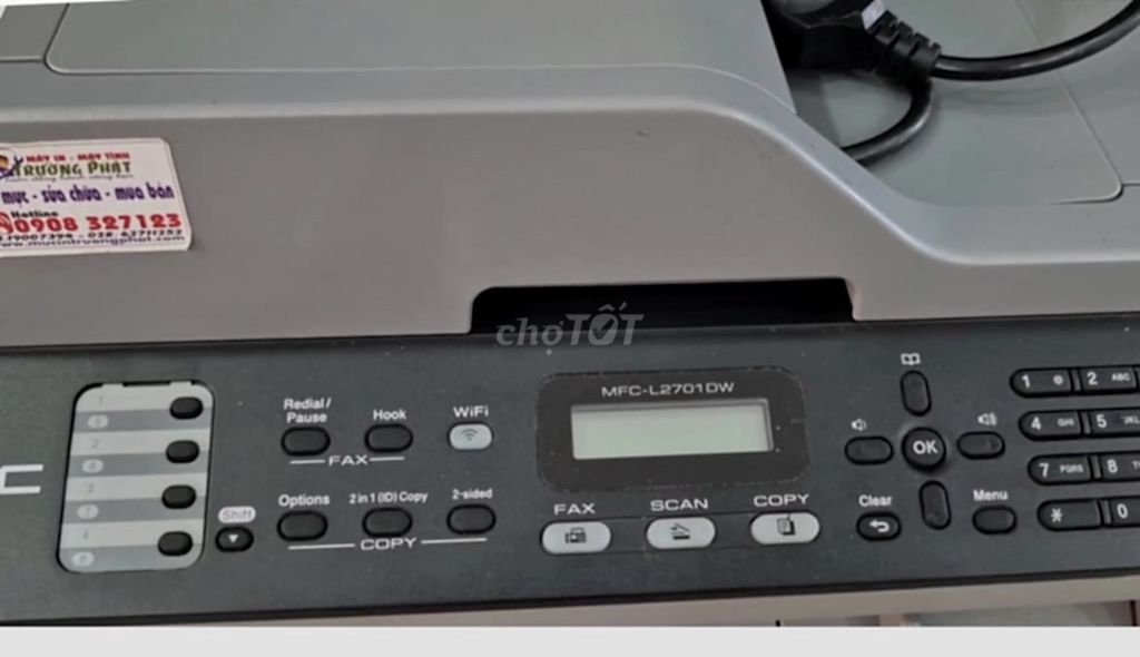 Máy in laser Brother MFC-L2701DW In 2 mặt cũ. Mua bán Đồ dùng văn phòng tại Quận Tân Phú Tp Hồ Chí Minh được đăng bởi Trungtran hình 1