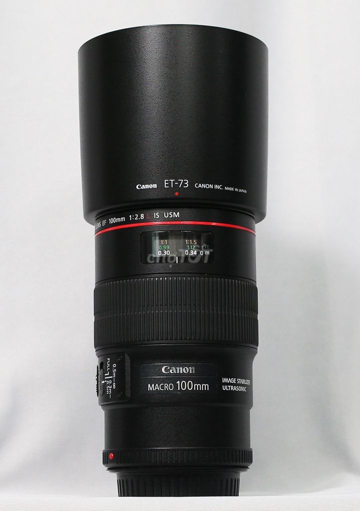 Canon 100 f2.8 L IS USM Macro còn RẤT MỚI. HĐ TỐT