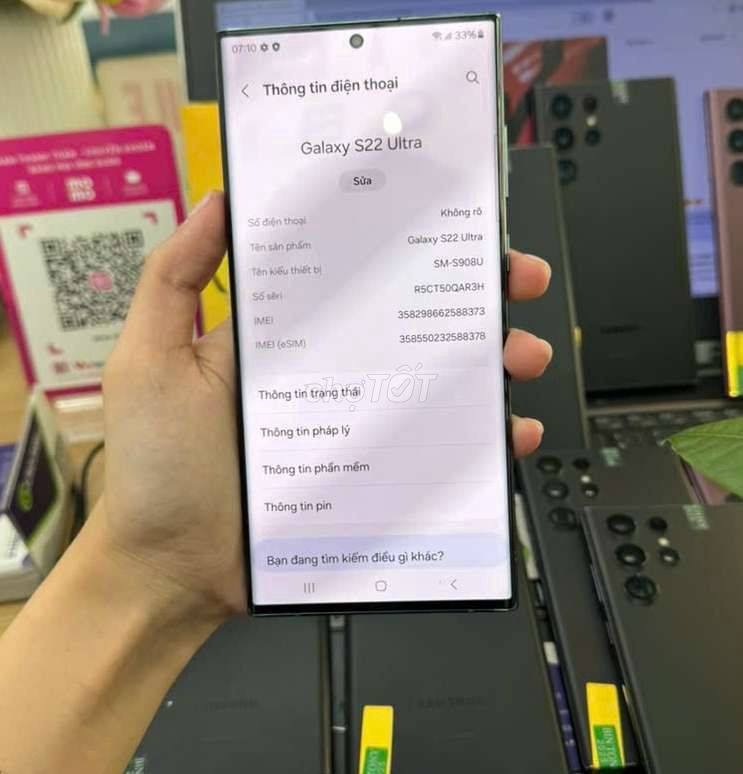 Samsung Galaxy S22 Ultra Xanh Lá 2sim có ship cod. Mua bán Điện thoại tại Quận 12 Tp Hồ Chí Minh được đăng bởi Minh phương hình 1