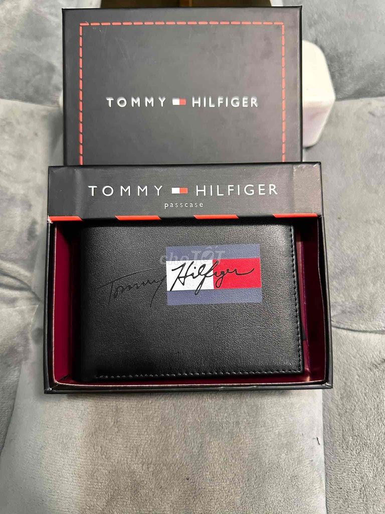 Ví TOMMY size 11x10 fullbox da thật India