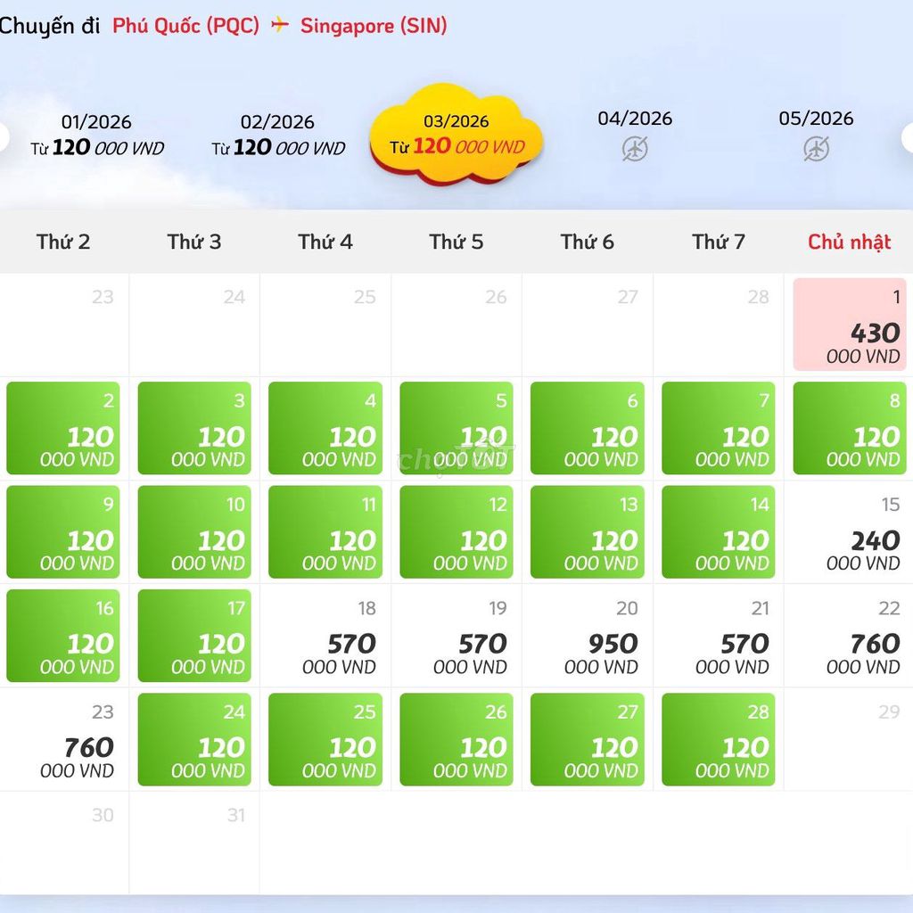 Vietjet tăng chuyến Phú Quốc – Singapore mỗi ngày. Mua bán Sở thích khác tại Thị xã Hương Thủy Thừa Thiên Huế được đăng bởi Ha Nguyen hình 1