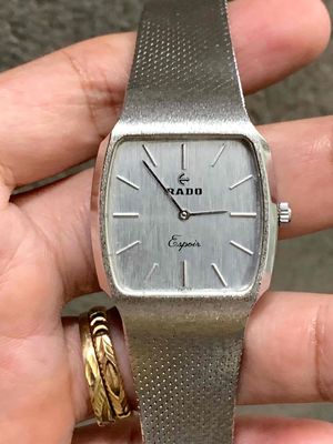 Đồng hồ cổ Rado Espoir bạc đúc Máy cơ lên dây
