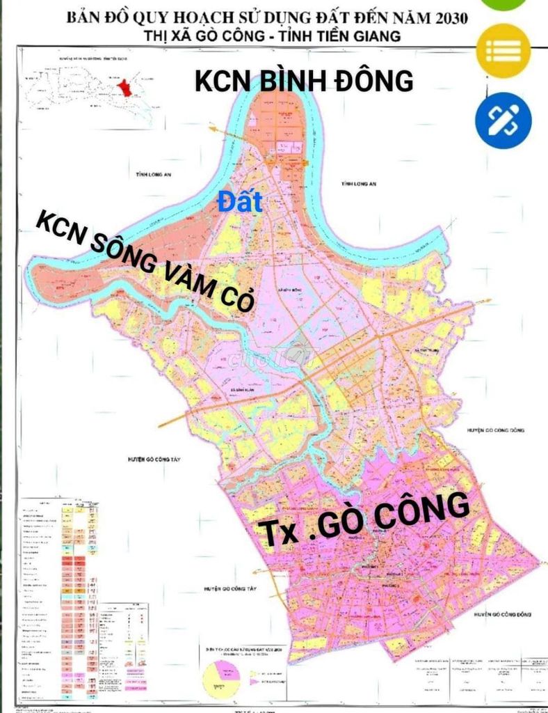 BÁN ĐẤT THỔ CƯ MẶT SÔNG tp .GÒ CÔNG