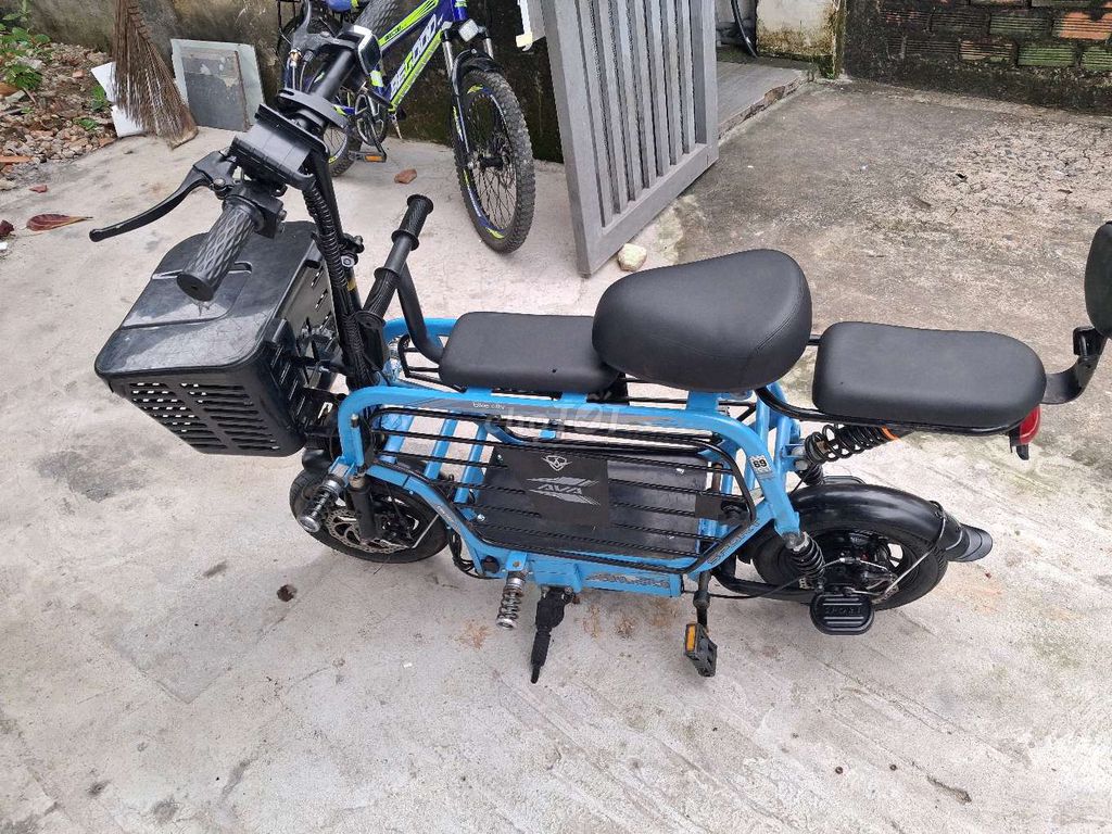 Xe đạp điện AVA màu Xanh. Mua bán Xe điện tại Thành phố Biên Hòa Đồng Nai được đăng bởi Xe Điện Duy Thành hình 3