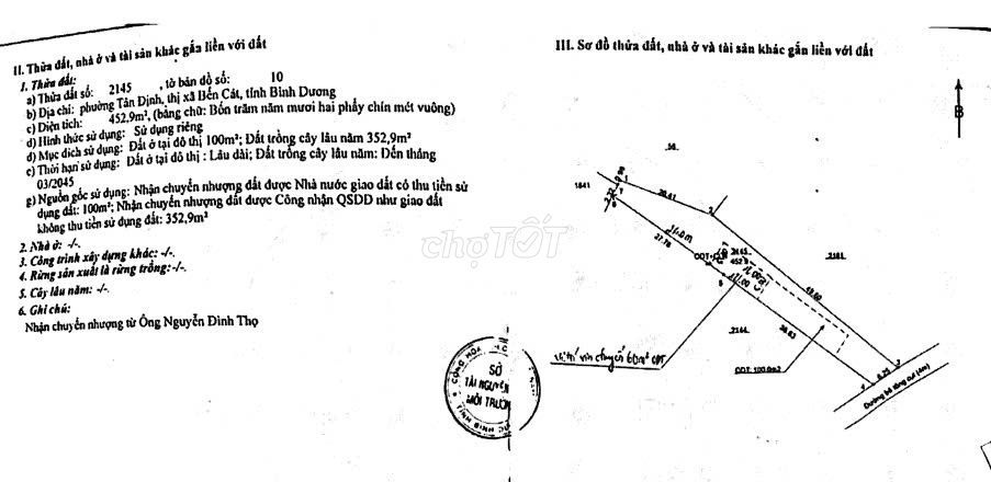 Ngân hàng VIB thanh lý lô đất hẻm ô tô chỉ 5,4tr/m2