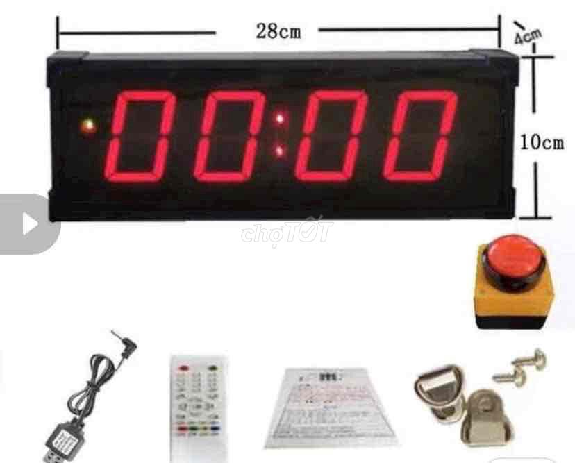 Đồng hồ bấm giờ thể thao LED Đen. Mua bán Đồ thể thao, Dã ngoại tại Quận Gò Vấp Tp Hồ Chí Minh được đăng bởi An  Nhiên hình 1
