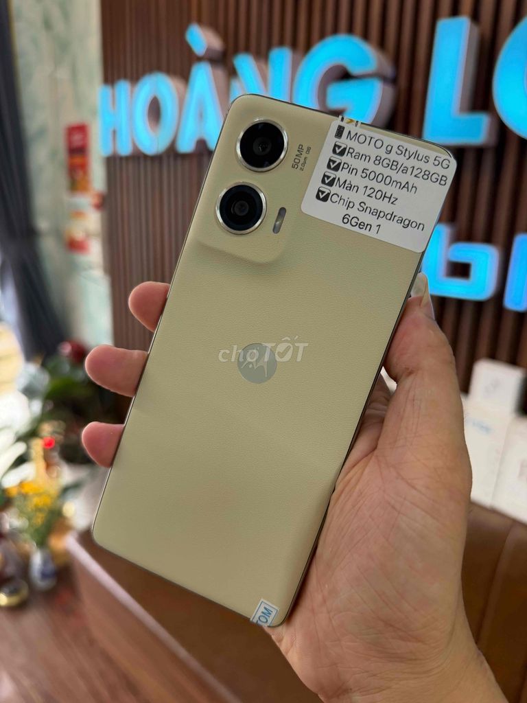 Motorola G Stylus 5G 128GB Vàng. Mua bán Điện thoại tại Thành phố Huế Thừa Thiên Huế được đăng bởi Hoàng Lộc Smartphone  hình 1
