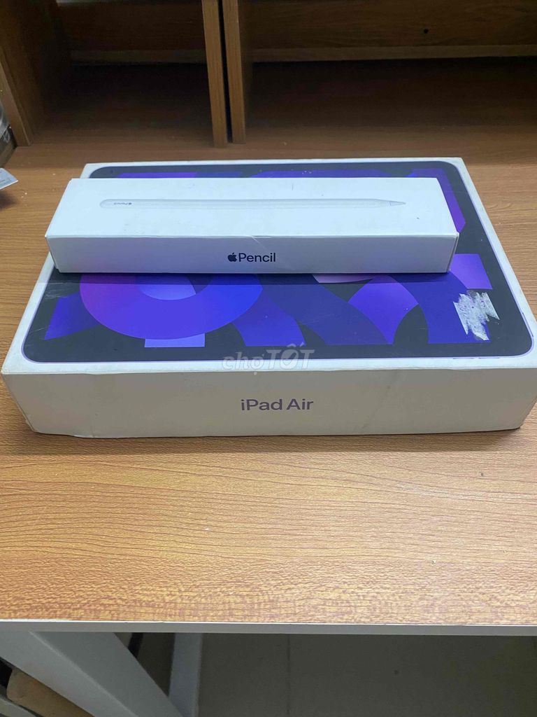 Pass combo vỏ hộp Ipad air và Pencil. Mua bán Máy tính bảng tại Quận Tân Phú Tp Hồ Chí Minh được đăng bởi KhảiDương bestsell hình 1
