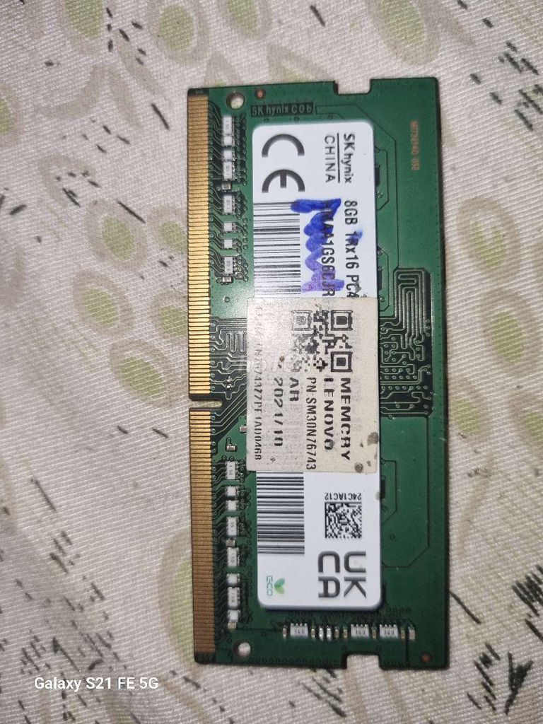 RAM SK Hynix 8GB 3200MHz Đã dùng. Mua bán Linh kiện (RAM, Card...) tại Huyện Cát Tiên Lâm Đồng được đăng bởi Minh Đoàn hình 1