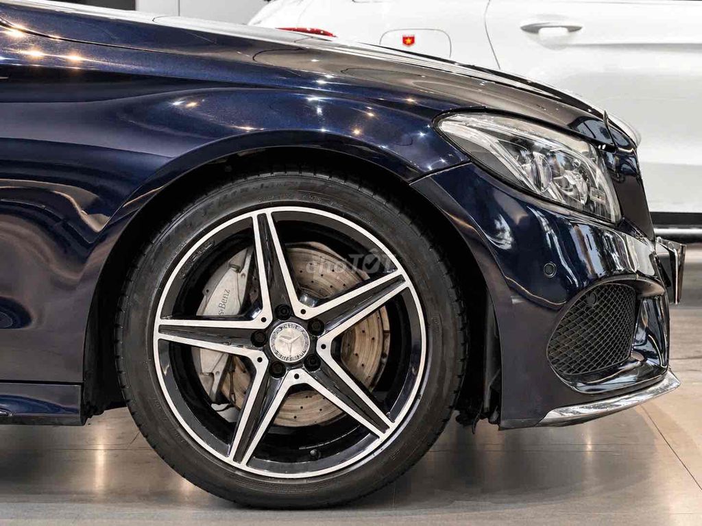 Мерседес-Бенц C250 AMG 2016 синий