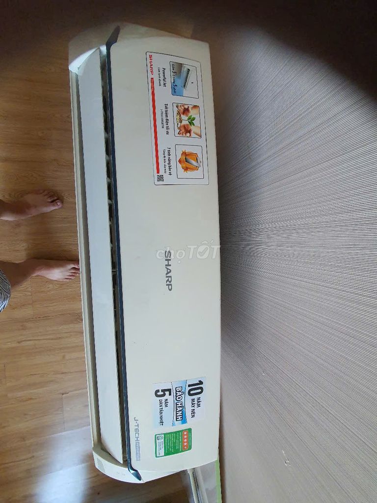 Thanh lý máy lạnh Sharp 1hp inverter định cư mỹ