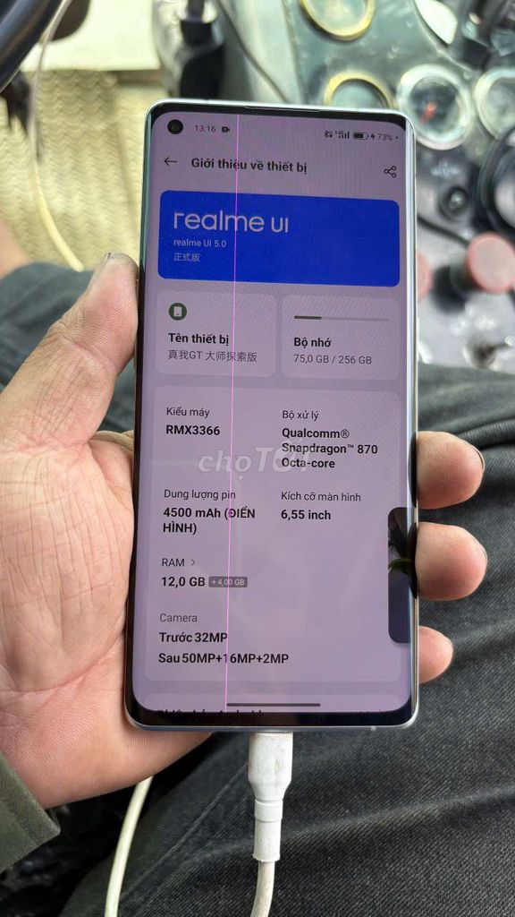 Realme GT Master Edition 256GB Xanh. Mua bán Điện thoại tại Quận Bình Thuỷ Cần Thơ được đăng bởi tran hình 1