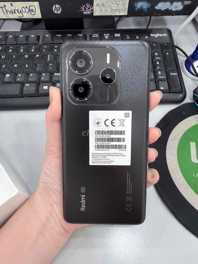 Xiaomi Redmi Note 14 5G Đen 256GB Mới. Mua bán Điện thoại tại Thành phố Dĩ An Bình Dương được đăng bởi Trần Thị Nhật Linh hình 1