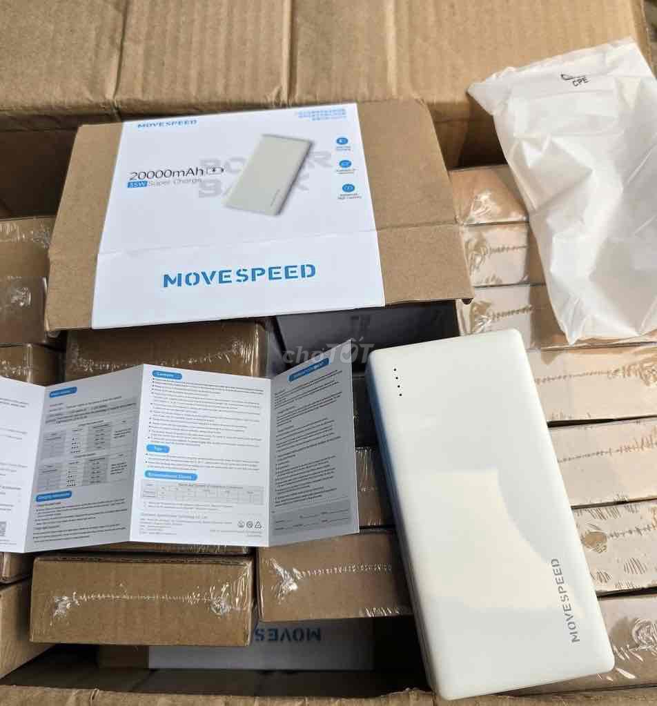 Pin sạc dự phòng Movespeed 20000mAh 35W Trắng Mới. Mua bán Phụ kiện (Màn hình, Chuột...) tại Thành phố Tây Ninh Tây Ninh được đăng bởi Hùng hình 1