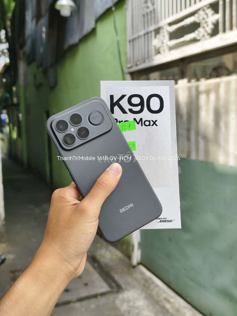 Redmi K90 Pro Max Đen 12/256 fullbox đã up ROM TN. Mua bán Điện thoại tại Quận Gò Vấp Tp Hồ Chí Minh được đăng bởi Thanh Tri hình 1