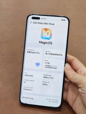 Honor Magic 5 Pro 256GB Xám Đã sử dụng