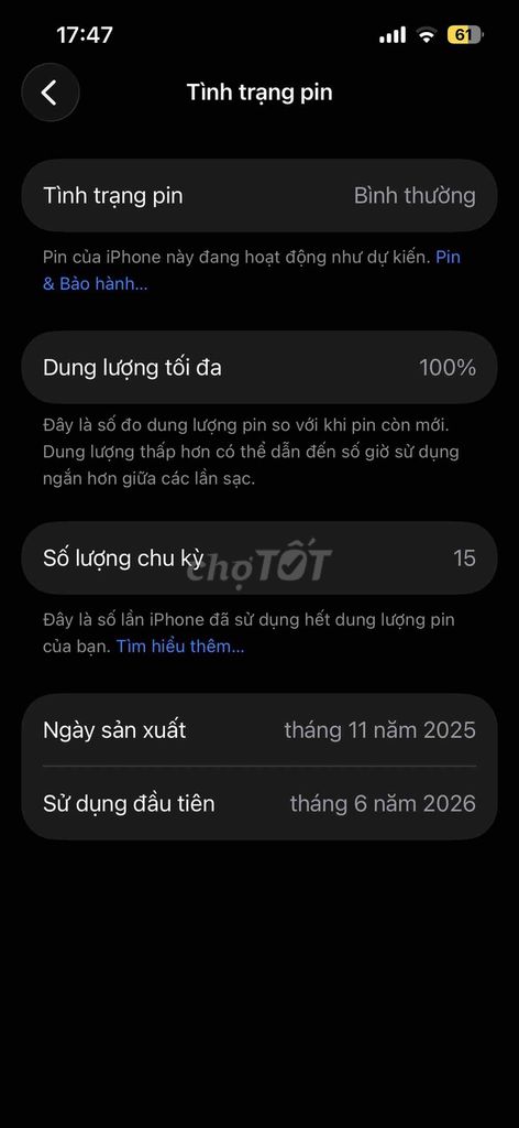 Apple iPhone 16e 128GB Trắng Viettel. Mua bán Điện thoại tại Quận Bình Thạnh Tp Hồ Chí Minh được đăng bởi Quỳnh Anh Nguyễn hình 1