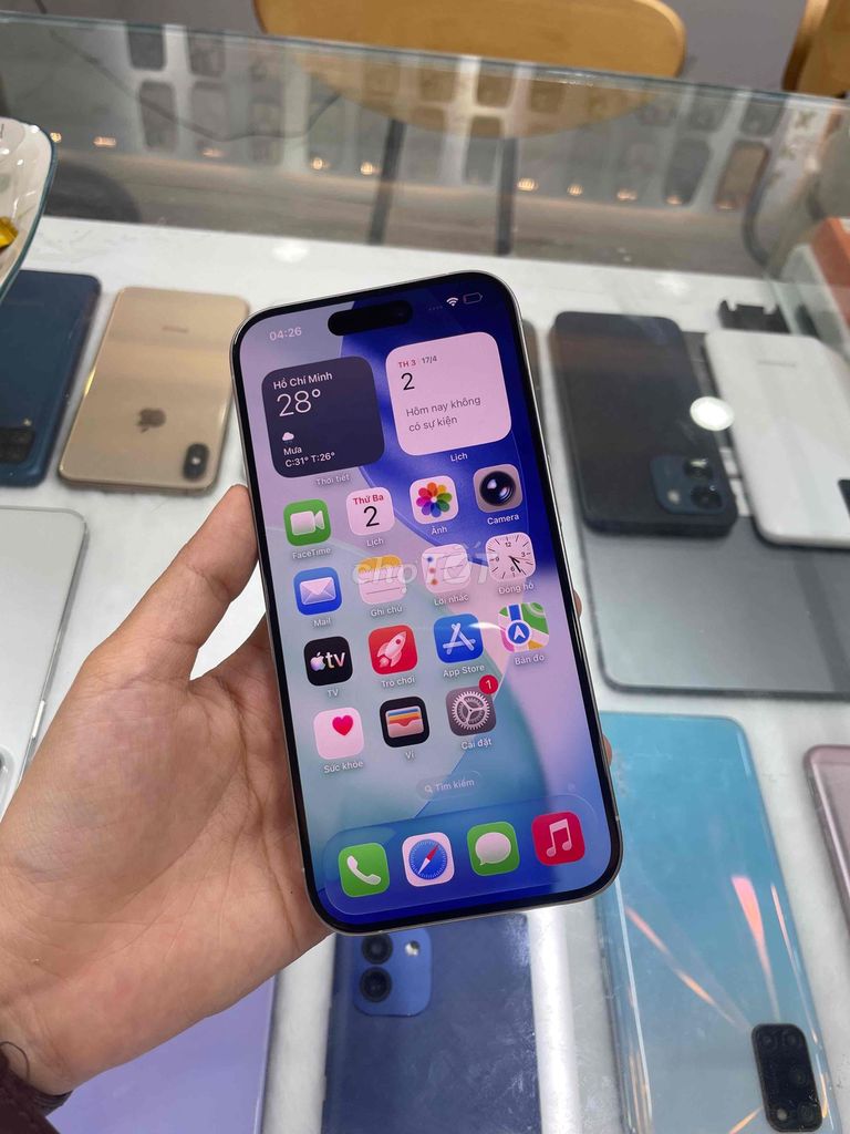 Apple iPhone 15 Pro 128GB Trắng. Mua bán Điện thoại tại Quận Ngũ Hành Sơn Đà Nẵng được đăng bởi Sunny hình 1