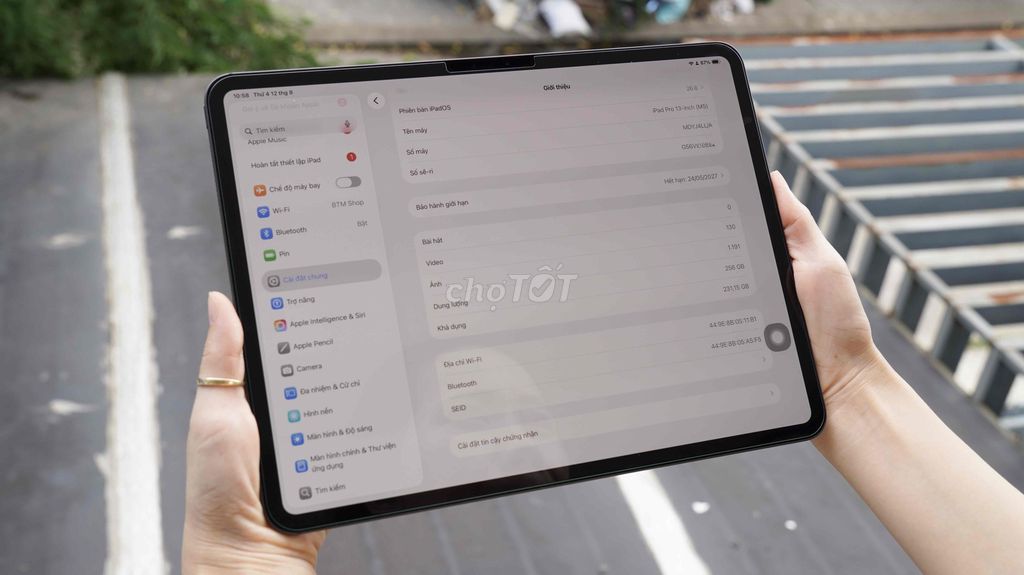 Apple iPad Pro M5 13 inch 12GB/256GB Like New. Mua bán Máy tính bảng tại Thành phố Thủ Đức Tp Hồ Chí Minh được đăng bởi BTM SHOP hình 1