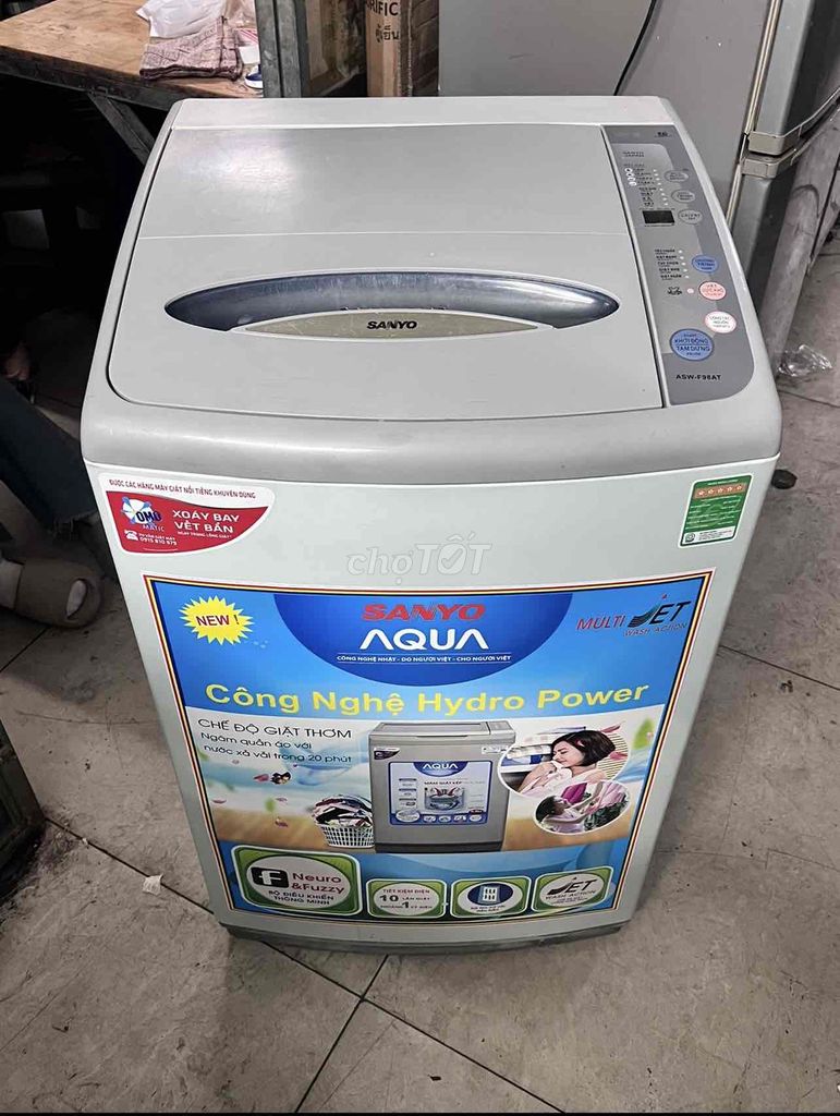Máy giặt Sanyo ASW-F98AT 7kg Xám 1tr5. Mua bán Máy giặt tại Quận 7 Tp Hồ Chí Minh được đăng bởi TH Điện lạnh giá rẻ siêu rẻ HCM hình 1
