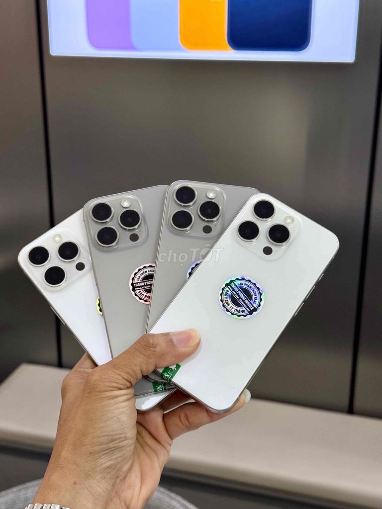 iPhone 15 Pro 128GB Bạc Titan. Mua bán Điện thoại tại Thành phố Cà Mau Cà Mau được đăng bởi Thanh phong  hình 1